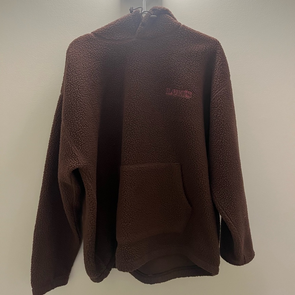 Levi's Chocolate Brown Relaxed Pullover Size L